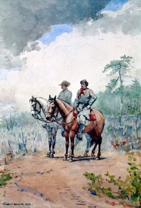 Due scout federali, 1887 da Winslow Homer