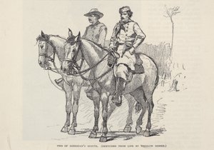 Due scout di Sheridan, da The Century Magazine, novembre 1887 da Winslow Homer