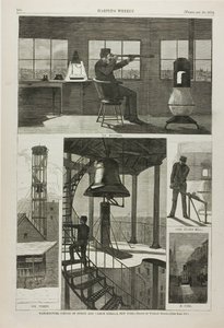 Torre di guardia, angolo tra Spring e Varick Street, New York da Winslow Homer