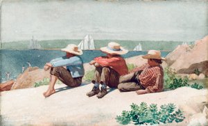 Guardando le navi, Gloucester da Winslow Homer