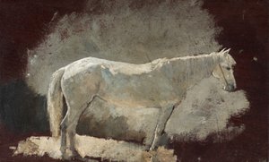 Cavalla bianca, c.1868 da Winslow Homer