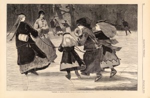 "Inverno" - Una scena di pattinaggio, da Harper