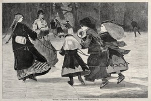 Inverno - Una scena di pattinaggio, 1868