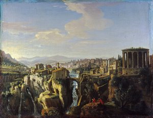 Veduta di Tivoli da Wittel
