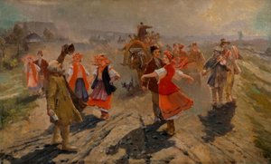 Corteo nuziale vicino a Orel da Wladimir Jegorowitsch Makowski