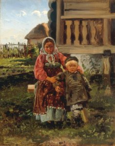 Bambini del villaggio da Wladimir Jegorowitsch Makowski