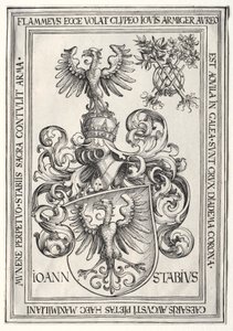 Stemma di Johann Stabius da Wolf Traut