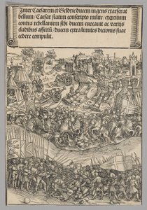Guerra con Guelders, lastra 5 da Scene storiche della vita dell