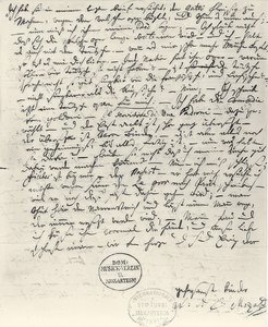 Lettera autografa di Wolfgang Amadeus Mozart da Wolfgang Amadeus Mozart
