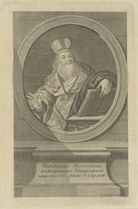 Ritratto del poeta Theofan Prokopovich 1681-1736, ca 1760 da Wolfgang Christoph Mayr
