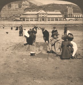 Sulla spiaggia di Llandudno, Galles