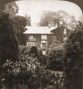 Rydal Mount, casa di William Wordsworth, Lake District, Inghilterra, 1903