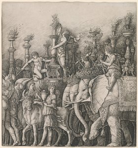 Il trionfo di Cesare: Gli elefanti da Workshop of Andrea Mantegna