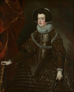 Isabella di Borbone, Moglie di Filippo IV di Spagna da Workshop of Diego Velazquez