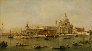 Venezia: La Dogana e Santa Maria della Salute da Workshop of Francesco Guardi