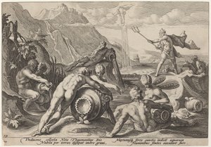 Nettuno che trama la distruzione dell