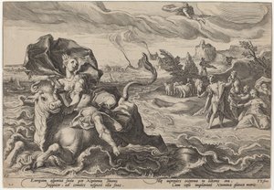 Il ratto di Europa da Workshop of Hendrick Goltzius, after Hendrick Goltzius