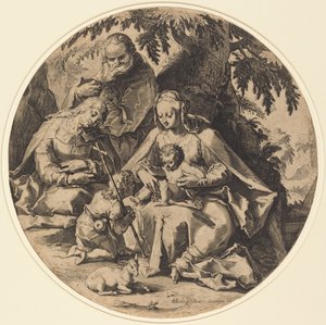 La Sacra Famiglia con Sant