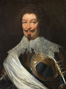 Ritratto di Charles de Lorraine, quarto duca di Guisa in armatura da Workshop of Justus Sustermans