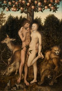 Adamo ed Eva da workshop of Lucas Cranach the Elder