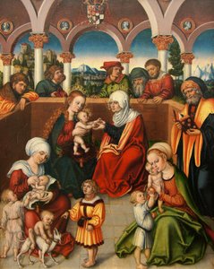 Tedesco: Heilige Sippe La santa parentela da workshop of Lucas Cranach the Elder