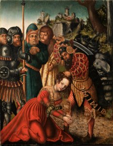 Il martirio di Santa Barbara da workshop of Lucas Cranach the Elder