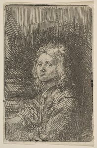 Giovane uomo, mezzo busto, 1620-69