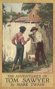 Copertina per Le avventure di Tom Sawyer di Mark Twain, pub. 1910