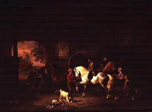 Alla porta della locanda da Wouterus Verschuur