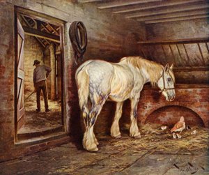 La fine della giornata - il cavallo della fattoria torna a casa da Wright Barker