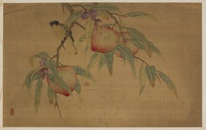 Uccello, frutta e fiori da Wu Zhang