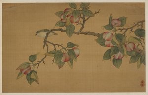 Uccello e Frutta da Wu Zhang