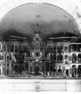 Teatro meccanico, Castello di Hellbrunn, Salisburgo, Austria, c1900 da Wurthle and Sons