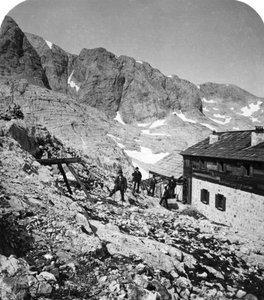 Capanna Simony, Salzkammergut, Austria, c1900s da Wurthle and Sons