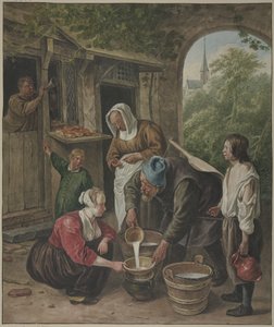 La venditrice di latte da Wybrand Hendriks