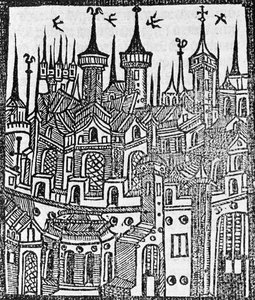 Xilografia da The Chronicle of Englonde da Wynkyn de Worde