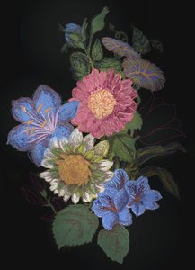 Composizione floreale dai colori vivaci