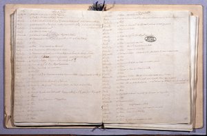 Diario di Luigi XVI. Mesi di giugno e luglio 1789. Taccuino 17x21 cm. Archivi Nazionali. Parigi da XVI Louis