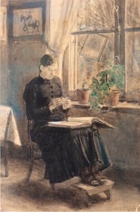 Donna merlettaia (La Dentellière)