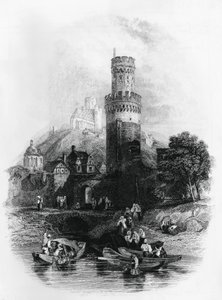 Illustrazione per Il lebbroso di Aosta, romanzo di Xavier De Maistre, incisione da Xavier de Maistre