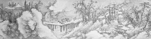 Paesaggio invernale da Xie Shichen