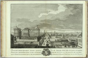 Le Nuove Camere Costruite di Fronte ai Cancelli di Anichkov da Yakov Vasilyevich Vasilyev