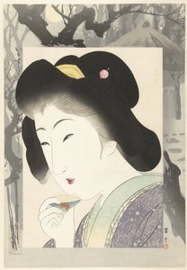 Padiglione da giardino (serie Bellezze contemporanee) da Yamamoto Shoun