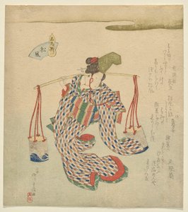 Matsukaze, dalla serie Cavalli Celebri da Yanagawa Shigenobu II
