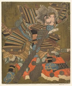 Asahina che assalta il cancello (Asahina mon yaburi), dalla serie Tre assalti (Haitatsu sanban)