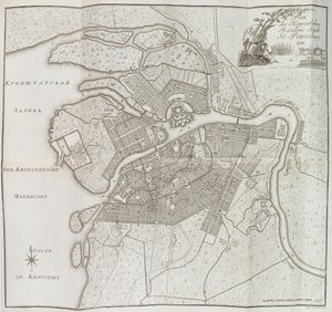 Mappa di San Pietroburgo da Yefim Maximovich Khudyakov