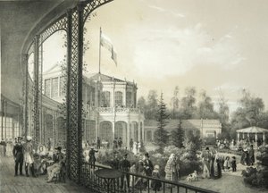 La stazione ferroviaria di Pavlovsk, 1840-1850 da Yegor Yegorovich Meier