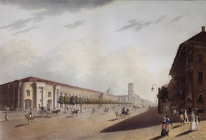 Il Grande Gostiny Dvor Mercato a San Pietroburgo da Yermolai Ivanovich Yesakov