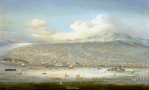 Veduta di Canton con l