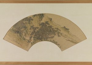 Studioso nel padiglione sul lungomare da Ying Qiu